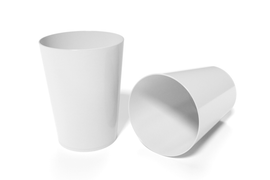 Manufacturer of 0.2 l returnable cups made of bioplastics