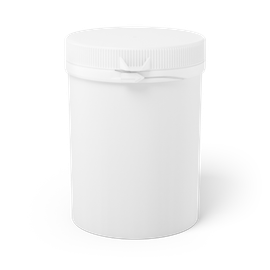 slip lid containers with tamper-evident closure from organic plastic material