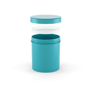 screw top container with sealing insert